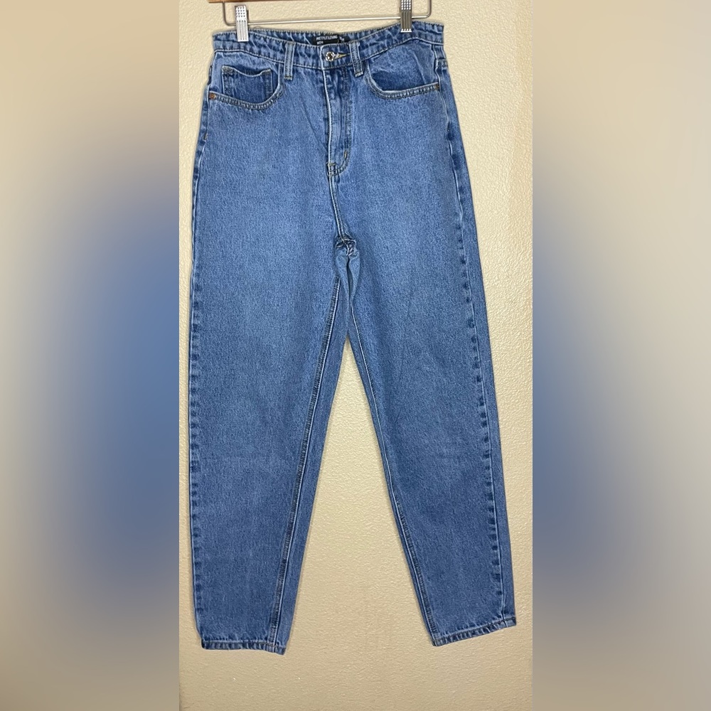Blue mom jeans